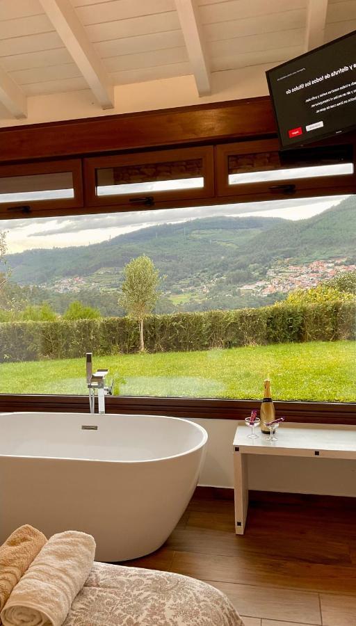 Casa Nueva En Vigo Rural Mos Con Jacuzzi Y Chimenea Para Escapada Romantica Pontevedra Bagian luar foto